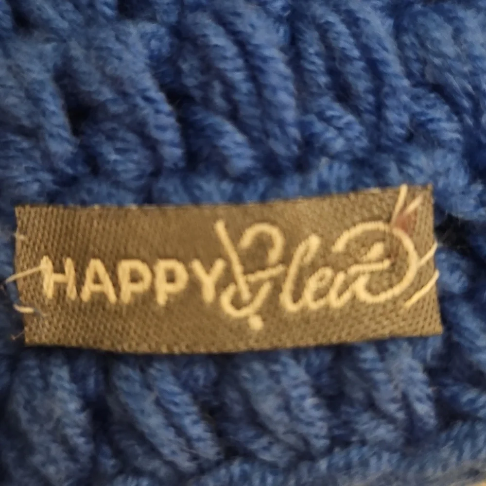 HAPPY HAT Square Owl Crochet Knit Beanie Hat